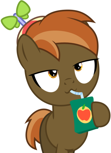 Size: 5000x6879 | Tagged: safe, artist:lahirien, derpibooru import, button mash, earth pony, pony, button's adventures, .ai available, absurd resolution, jananimations, juice, juice box, male, simple background, straw, transparent background, vector, vector trace