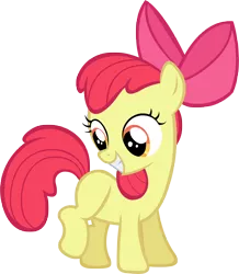 Size: 4813x5515 | Tagged: safe, artist:lilcinnamon, derpibooru import, apple bloom, earth pony, pony, hearts and hooves day (episode), absurd resolution, female, filly, simple background, solo, transparent background, vector, vector trace