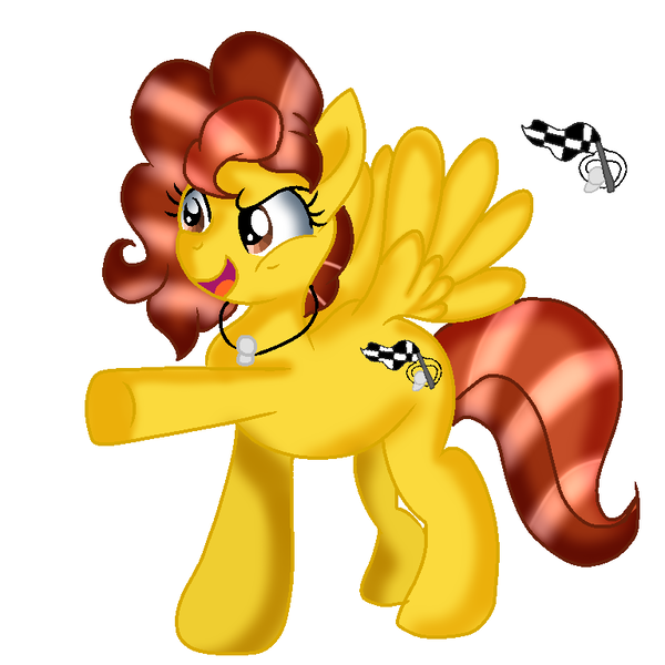 Size: 768x768 | Tagged: safe, artist:doraemonfan4life, derpibooru import, ponified, pegasus, pony, cars (pixar), cars 3, cruz ramirez, jewelry, necklace, simple background, whistle, whistle necklace, white background