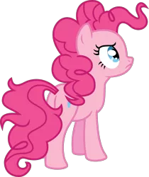 Size: 3792x4523 | Tagged: safe, artist:cobaltshade98, derpibooru import, pinkie pie, pony, three's a crowd, absurd resolution, simple background, solo, transparent background, vector, vector trace