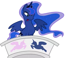 Size: 681x608 | Tagged: safe, artist:iheartnico2, derpibooru import, princess luna, alicorn, pony, princess twilight sparkle (episode), animatic, female, mare, simple background, solo, transparent background, vector, vector trace