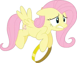 Size: 9604x7849 | Tagged: safe, artist:hawk9mm, artist:photomix3r, derpibooru import, edit, vector edit, fluttershy, pegasus, pony, daring don't, absurd resolution, female, hoof hold, jewelry, mare, ring, rings of scorchero, simple background, solo, transparent background, vector, vector trace