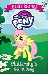 Size: 325x499 | Tagged: safe, derpibooru import, fluttershy, pony, filli vanilli, early reader, fluttershy's secret song, my little pony logo, solo, stock vector, united kingdom