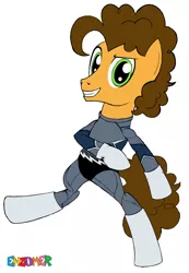 Size: 2548x3676 | Tagged: safe, artist:enzomersimpsons, derpibooru import, cheese sandwich, earth pony, pony, crossover, male, my little avengers, quicksilver (marvel comics), simple background, solo, stallion, white background