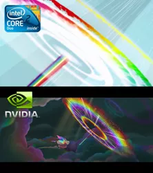 Size: 640x720 | Tagged: safe, artist:thorinair, derpibooru import, edit, edited screencap, screencap, rainbow dash, pony, my little pony: the movie, sonic rainboom (episode), comparison, intel, meme, nvidia, sonic rainboom