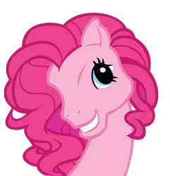 Size: 770x798 | Tagged: artist:baxtermega, derpibooru import, g3, g4 to g3, generation leap, pinkie blind, pinkie pie, pinkie's silly face, safe, solo, spoiler:s03