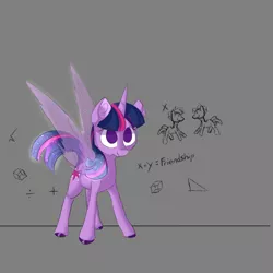 Size: 1500x1500 | Tagged: safe, artist:friendlyraccoon, derpibooru import, twilight sparkle, twilight sparkle (alicorn), alicorn, fairy, fairy pony, original species, pony, micro, solo, species swap