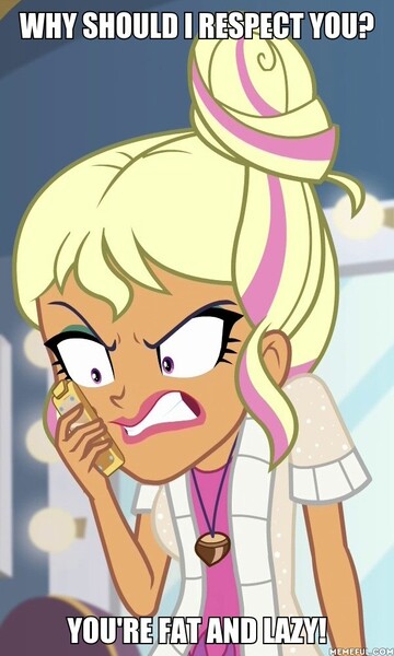 Size: 600x1000 | Tagged: safe, derpibooru import, edit, edited screencap, screencap, chestnut magnifico, equestria girls, movie magic, spoiler:eqg specials, american dad, caption, chestnut's angry phone call, image macro, meme, text