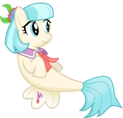 Size: 1027x990 | Tagged: artist:pacificgreen, coco pommel, derpibooru import, female, mare, part of a set, safe, seaponified, seapony (g4), simple background, solo, species swap, svg, .svg available, transparent background, vector