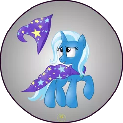 Size: 5000x5000 | Tagged: safe, artist:lakword, derpibooru import, trixie, pony, unicorn, absurd resolution, cape, clothes, hat, simple background, solo, transparent background, trixie's cape, trixie's hat, walking