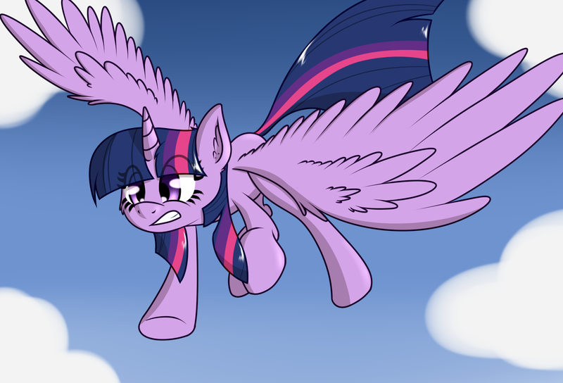 Size: 1544x1050 | Tagged: safe, artist:zogzor, derpibooru import, twilight sparkle, twilight sparkle (alicorn), alicorn, pony, flying