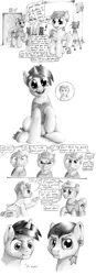 Size: 1728x4984 | Tagged: safe, artist:stallionslaughter, derpibooru import, oc, unofficial characters only, pony, camera, comic, crusader!, metal, music, vertical