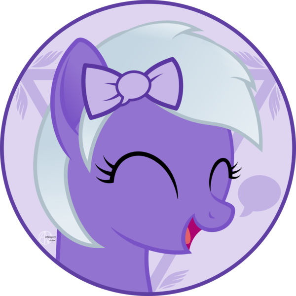 Size: 2200x2200 | Tagged: safe, artist:arifproject, derpibooru import, oc, oc:comment, ponified, unofficial characters only, pony, derpibooru, arif's circle vector, bust, circle, derpibooru ponified, eyes closed, meta, open mouth, simple background, solo, transparent background, vector