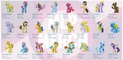 Size: 2208x1077 | Tagged: safe, derpibooru import, amethyst stone, apple munchies, apple split, bonna fide, bright smile, carrot cake, carrot top, castle (crystal pony), cheerilee, cheese sandwich, cloud kicker, coco crusoe, cup cake, doctor whooves, flash sentry, glamour gleam, golden harvest, lyrica lilac, merry may, misty fly, princess cadance, princess flurry heart, snails, snips, sunshower, time turner, trixie, twilight sparkle, twilight sparkle (alicorn), alicorn, crystal pony, earth pony, pegasus, pony, unicorn, apple family member, armor, background pony, blind bag, crystal guard, crystal guard armor, female, male, mare, mlpmerch, royal guard, stallion, toy