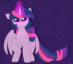 Size: 1467x1293 | Tagged: safe, artist:ponycide, derpibooru import, twilight sparkle, twilight sparkle (alicorn), alicorn, pony, glowing horn, horn, looking at you, solo