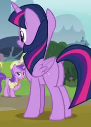 Size: 520x718 | Tagged: safe, derpibooru import, screencap, amethyst star, ponet, twilight sparkle, twilight sparkle (alicorn), alicorn, pony, fame and misfortune, butt, cropped, plot