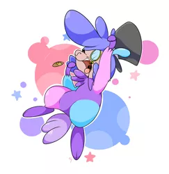 Size: 2088x2151 | Tagged: safe, artist:chaosllama, derpibooru import, oc, unofficial characters only, llama, them's fightin' herds, big smile, cartoony, cigar, colorful, community related, evil, floating, fluffy, grin, hat, hooves in air, leaping, minimalist, modern art, monocle, non-pony oc, original character do not steal, simple background, smiling, smoke, stars, teeth, tongue out, top hat