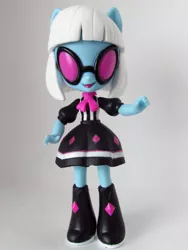 Size: 1020x1360 | Tagged: safe, artist:whatthehell!?, derpibooru import, photo finish, equestria girls, boots, clothes, doll, equestria girls minis, glasses, irl, merchandise, photo, shoes, toy