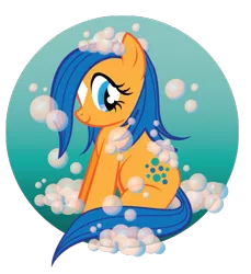 Size: 537x587 | Tagged: safe, artist:xkappax, derpibooru import, bubbles (g1), earth pony, pony, g1, g1 to g4, generation leap, solo, star (coat marking)