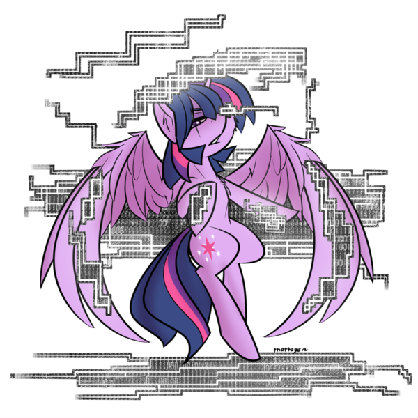 Size: 1000x1000 | Tagged: semi-grimdark, artist:thattagen, derpibooru import, twilight sparkle, twilight sparkle (alicorn), alicorn, pony, simple background, solo, transparent background