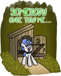 Size: 1012x1273 | Tagged: safe, artist:techreel, derpibooru import, oc, unofficial characters only, pony, all star (song), shrek, smash mouth, solo, somebody once told me