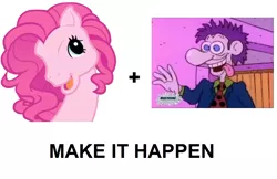 Size: 1360x881 | Tagged: all caps, derpibooru import, exploitable meme, i'm not stu, in the dreamtime, it's happened and now we can't stop it, make it happen, meme, nightmare fuel, pinkie blind, pinkie pie, rugrats, safe, stu pickles, text