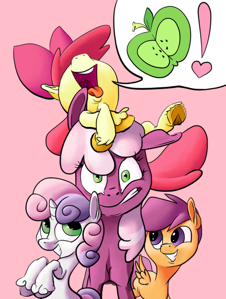 Size: 815x1080 | Tagged: apple bloom, artist:justdayside, cheerilee, cutie mark crusaders, derpibooru import, hearts and hooves day (episode), hooves, safe, scootaloo, sweetie belle, underhoof, unshorn fetlocks