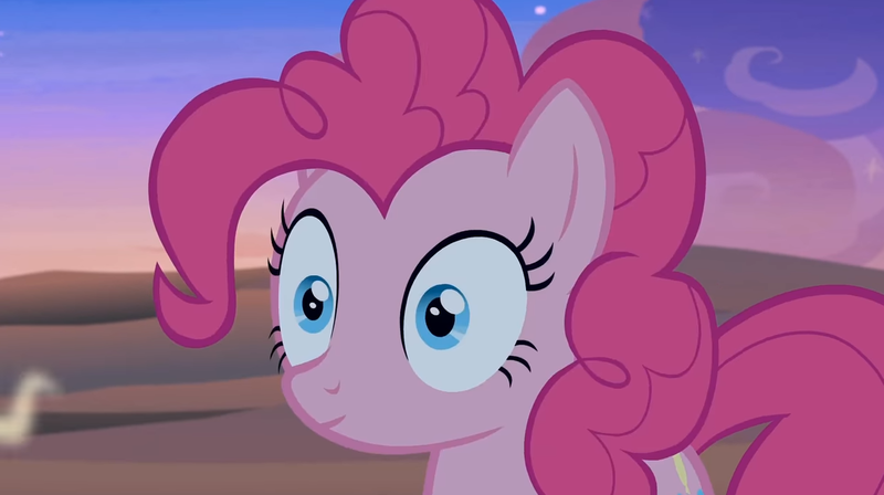 Size: 1279x717 | Tagged: safe, derpibooru import, screencap, pinkie pie, pony, daring done?, solo, thousand yard stare