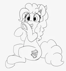 Size: 1280x1390 | Tagged: safe, artist:pabbley, derpibooru import, cheese sandwich, pony, 30 minute art challenge, grilled cheese (r63), monochrome, rule 63, solo, underhoof