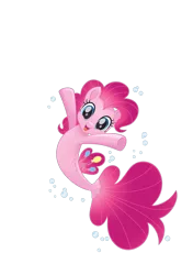 Size: 1128x1600 | Tagged: derpibooru import, female, mare, my little pony: the movie, pinkie pie, safe, seaponified, seapony (g4), seapony pinkie pie, simple background, solo, species swap, that pony sure does love being a seapony, transparent background
