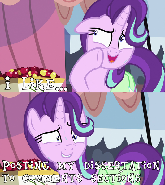 Size: 1920x2160 | Tagged: caption, derpibooru import, edit, edited screencap, exploitable meme, image macro, meme, rock solid friendship, safe, screencap, starlight glimmer, starlight's confessions, text