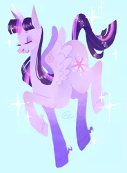 Size: 2500x3400 | Tagged: alicorn, artist:k9core, derpibooru import, eyes closed, safe, smiling, solo, twilight sparkle, twilight sparkle (alicorn)