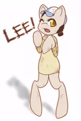 Size: 335x498 | Tagged: safe, artist:crispycreme, derpibooru import, ponified, pony, bipedal, clementine (walking dead), female, filly, the walking dead, the walking dead game