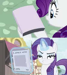 Size: 1314x1473 | Tagged: safe, derpibooru import, edit, edited screencap, screencap, rarity, pony, unicorn, it isn't the mane thing about you, book, exploitable, female, magazine, magazine cover rarity, mare, solo, template