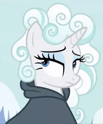 Size: 586x709 | Tagged: safe, derpibooru import, screencap, rarity, pony, unicorn, it isn't the mane thing about you, cloud, cloud mane, cropped, female, mare, solo