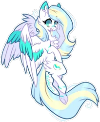 Size: 681x832 | Tagged: safe, artist:tenebristayga, derpibooru import, oc, unofficial characters only, pegasus, pony, colored wings, commission, female, flying, looking at you, mare, multicolored mane, multicolored wings, simple background, solo, transparent background, wings