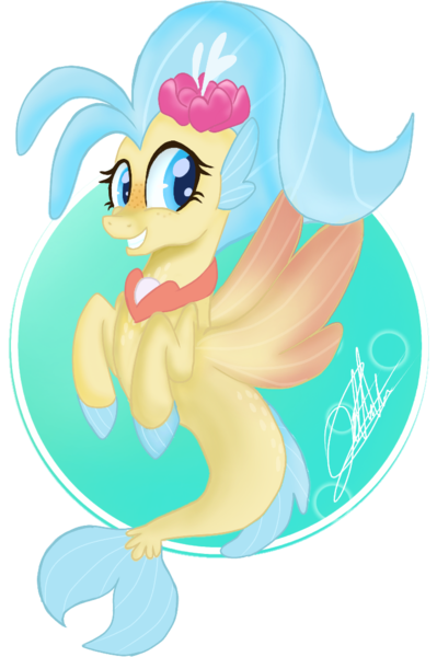 Size: 720x1084 | Tagged: artist:sweetkllrvane, derpibooru import, female, my little pony: the movie, princess skystar, safe, seapony (g4), signature, solo