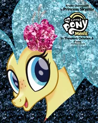 Size: 2000x2500 | Tagged: derpibooru import, kristin chenoweth, movie poster, my little pony logo, my little pony: the movie, official, poster, princess skystar, safe, seapony (g4), solo