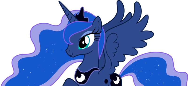 Size: 6575x3000 | Tagged: safe, artist:dashiesparkle, derpibooru import, princess luna, alicorn, pony, princess spike (episode), absurd resolution, female, mare, simple background, solo, spread wings, transparent background, vector, wings