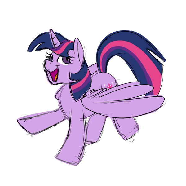 Size: 2000x2000 | Tagged: alicorn, artist:jen-neigh, derpibooru import, safe, sketch, solo, twilight sparkle, twilight sparkle (alicorn)