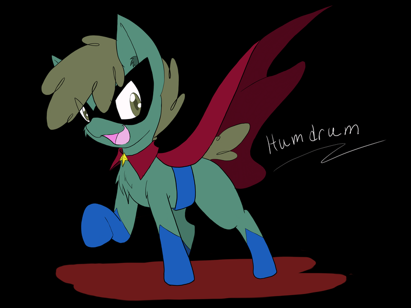 Size: 4032x3024 | Tagged: safe, artist:steelsoul, derpibooru import, idw, humdrum, humdrum (pony), earth pony, pony, black background, colt, looking at you, male, open mouth, power ponies, raised hoof, simple background, solo