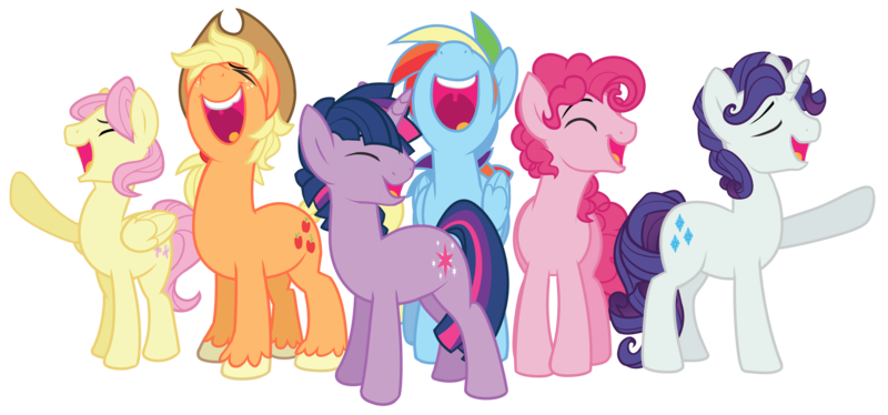 Size: 4387x2053 | Tagged: applejack, applejack (male), artist:wicklesmack, bubble berry, butterscotch, derpibooru import, dusk shine, elusive, fluttershy, mane six, pinkie pie, rainbow blitz, rainbow dash, rarity, rule 63, safe, singing, twilight sparkle