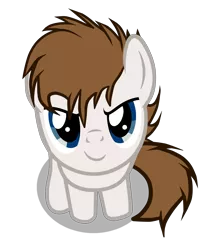 Size: 3500x4150 | Tagged: safe, artist:rsa.fim, derpibooru import, part of a set, oc, oc:crash bash, unofficial characters only, earth pony, pony, badumsquish's kitties, looking at you, male, mexican, simple background, smiling, stallion, tiny, tiny ponies, transparent background, vector