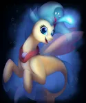 Size: 800x960 | Tagged: artist:fj-c, derpibooru import, looking at you, my little pony: the movie, princess skystar, safe, seapony (g4), smiling, solo, underwater