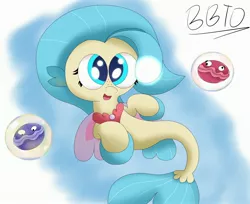 Size: 3170x2588 | Tagged: artist:bronybehindthedoor, bubble, derpibooru import, my little pony: the movie, princess skystar, safe, seapony (g4), shell, shelldon, shelly, solo