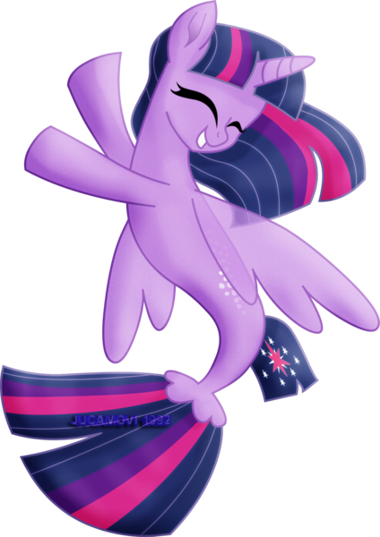 Size: 1600x2263 | Tagged: safe, artist:jucamovi1992, derpibooru import, twilight sparkle, twilight sparkle (alicorn), alicorn, seapony (g4), my little pony: the movie, cute, eyes closed, female, happy, image, png, seaponified, seapony twilight, simple background, solo, species swap, transparent background, twiabetes, vector, watermark