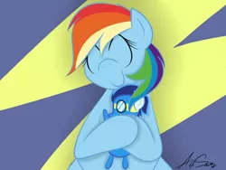 Size: 1024x768 | Tagged: safe, artist:alexsalinasiii, derpibooru import, rainbow dash, soarin', crush plush, female, male, plushie, shipping, soarindash, straight