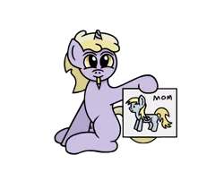 Size: 898x724 | Tagged: safe, artist:gogglesparks, derpibooru import, derpy hooves, dinky hooves, pegasus, pony, unicorn, drawing, equestria's best daughter, female, filly, mare