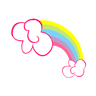 Size: 326x326 | Tagged: artist:8-bitspider, artist:user15432, cloud, cutie maker, cutie mark, cutie mark only, derpibooru import, g3, generation leap, no pony, rainbow, rainbow dash, rainbow dash (g3), safe, simple background, transparent background