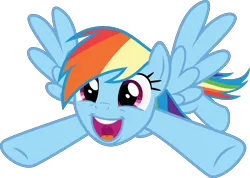Size: 6000x4269 | Tagged: absurd resolution, artist:sollace, cute, daring done?, derpibooru import, flying, happy, open mouth, rainbow dash, safe, simple background, solo, .svg available, transparent background, vector